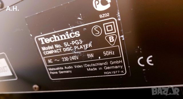 Technics SL-PG3 - Compact Disc Player, снимка 5 - Декове - 46197072