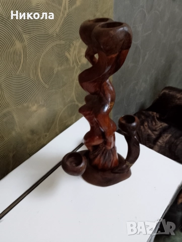 Дърворезба,,Нимфа", снимка 5 - Декорация за дома - 51368741