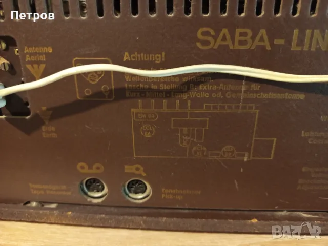 Старо Лампово радио"SABA"-Lindau.modLI18, снимка 10 - Антикварни и старинни предмети - 50315554
