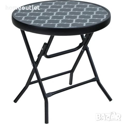 ПРОМОЦИЯ Сгъваема маса с кръгла форма в компактен размер PHIVILLA PV-311-PC