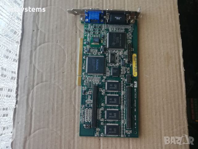 Видео карта Matrox Millennium MGA-MIL/4BN 4MB PCI, снимка 6 - Видеокарти - 46459929