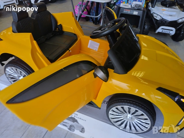PORSCH Акумулаторна кола DAKOTA жълта, снимка 9 - Коли, камиони, мотори, писти - 53849149