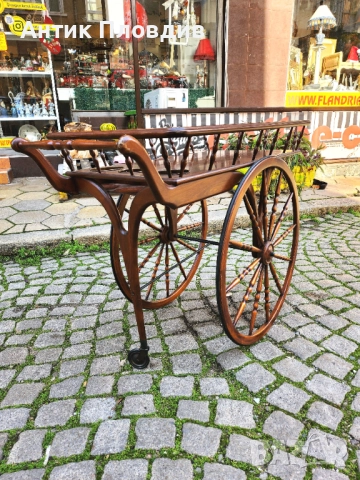 Италианска количка за сервиране с колела, снимка 7 - Маси - 52872983