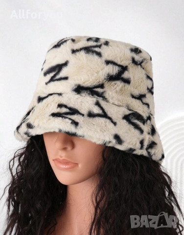 Пухена шапка идиотка Teddy bear, снимка 5 - Шапки - 40659182