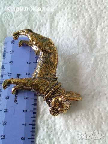 Бронзова фигурка на френски булдог 45010, снимка 7 - Колекции - 54172968