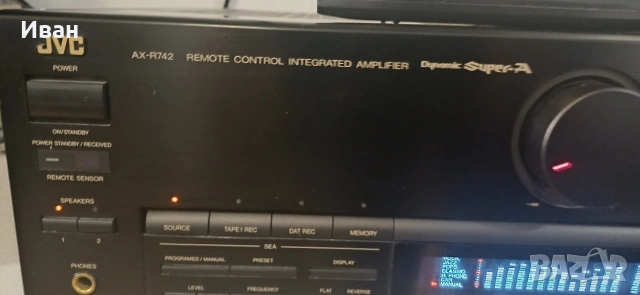 Усилвател JVC AX-R742, снимка 4 - Ресийвъри, усилватели, смесителни пултове - 53154212