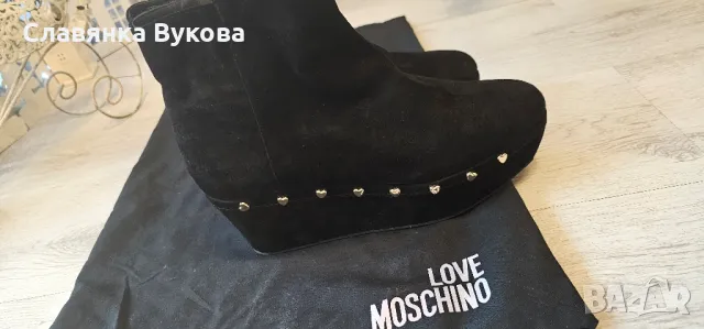 Боти Love Moschino ❤️ , снимка 1 - Дамски боти - 48324287