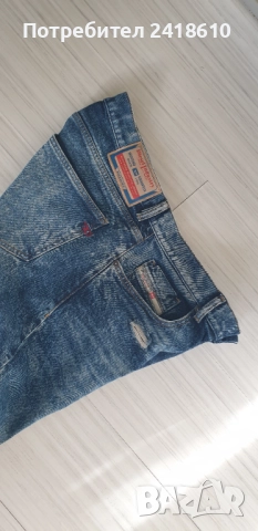 Diesel 2019 D - Struct Slim Fit Mens Size 34 /32 ОРИГИНАЛ Мъжки Дънки