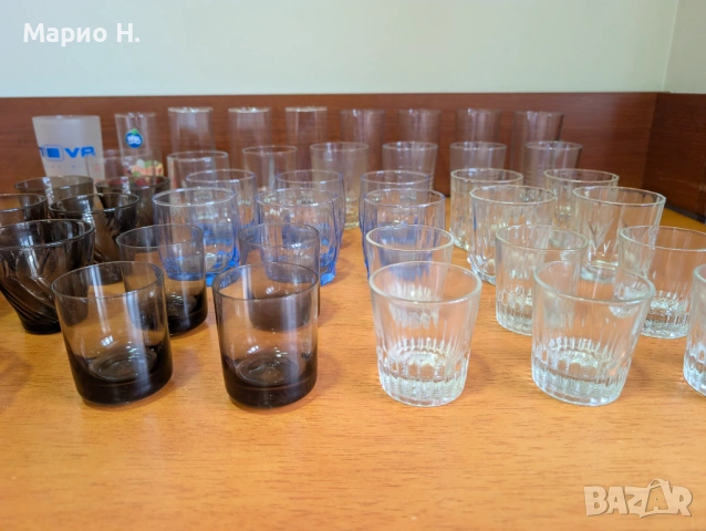Комплект от 42 чаши за вода и безалкохолно + купичка, снимка 12 - Чаши - 54220900