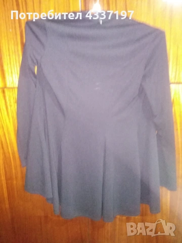 дамска черна туника, снимка 2 - Туники - 53756852