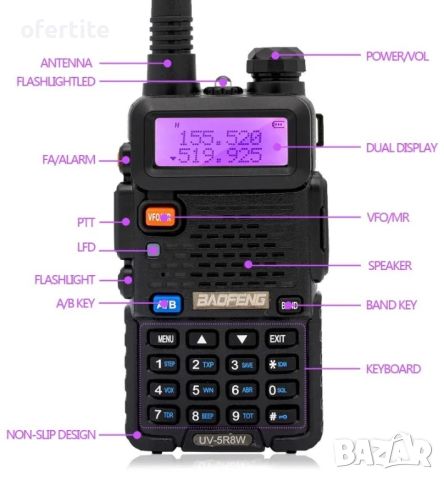 ✅ Baofeng 🔝 UV-5R8W, снимка 2 - Екипировка - 45597946