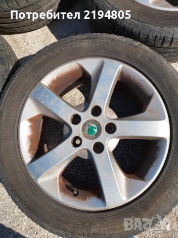 ДЖАНТИ С ГУМИ ЗА SKODA, снимка 2 - Гуми и джанти - 53769674