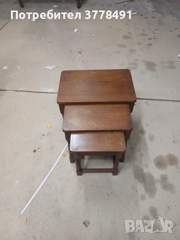 Дъбови масички тип 3 в 1