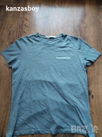 calvin klein - страхотна мъжка тениска L, снимка 5 - Тениски - 53801945