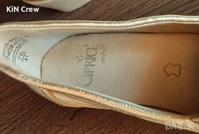 Дамски мокасини Caprice Comfort On Air, обувки от естествена кожа, снимка 4 - Дамски ежедневни обувки - 53862911