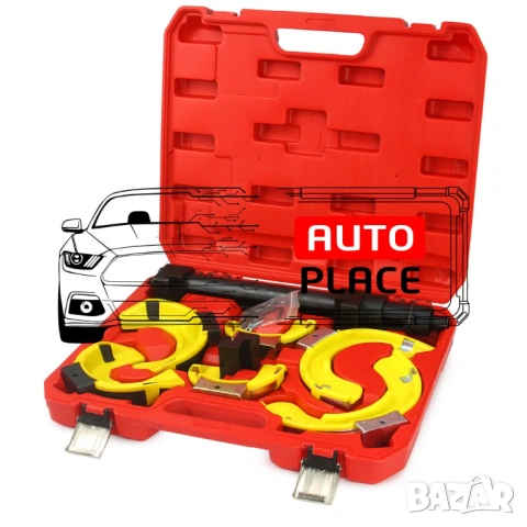 Професионален комплект скоби за изваждане на пружини в леки и лекотоварни автомобили Mar-Pol, снимка 2 - Други инструменти - 54066745