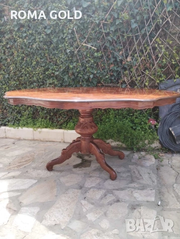 Комплект столове, маса и две кресла, снимка 12 - Маси - 54217562