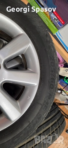 Алуминиеви джанти с гуми за Тойота Корола версо, снимка 2 - Гуми и джанти - 54051235