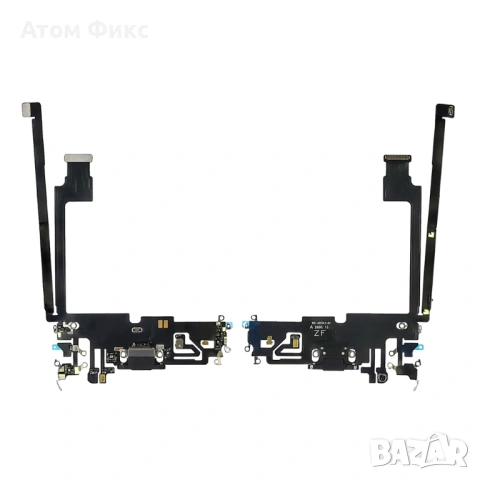 Лентов кабел за APPLE iPhone 12 Pro Max с черен конектор зареждане, микрофон Original