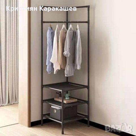 Стилна ъглова закачалка за дрехи, снимка 1 - Закачалки - 45220029