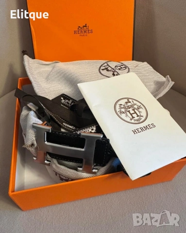 колани от естествена кожа в кутия hermes , снимка 2 - Колани - 53216848