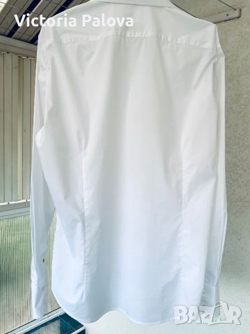Скъпа бяла риза Q1 (златно копче), снимка 10 - Ризи - 46182398
