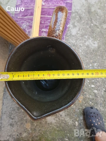 Керамична лава ваза голяма, снимка 6 - Антикварни и старинни предмети - 50671291