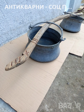 Комплект Соц Стари Бакърени Медни Менци С Кобилица 2x12лт. НОМЕР 680., снимка 9 - Антикварни и старинни предмети - 53407269