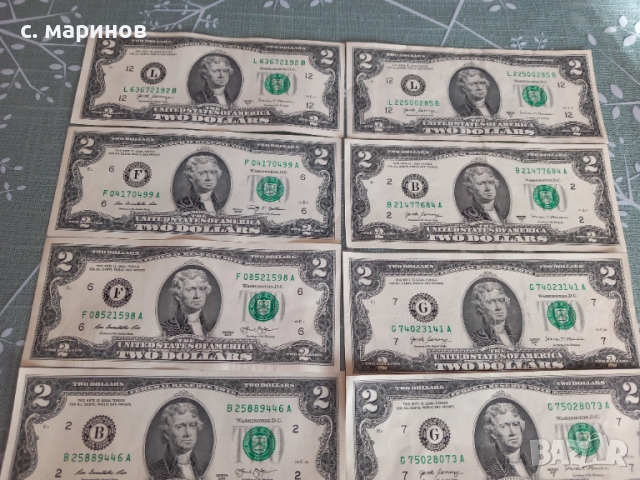 13 бр.по 2 долара , снимка 2 - Нумизматика и бонистика - 52348847