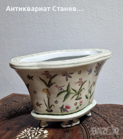 Винтидж декоративна кашпа , снимка 2 - Декорация за дома - 53276762