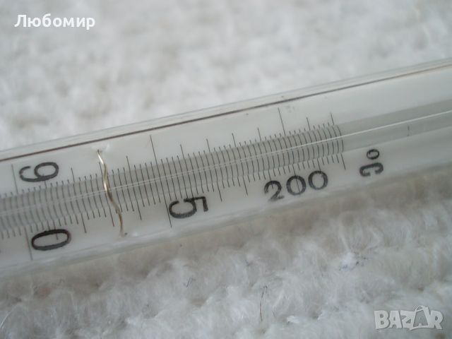 Прецизен термометър 0+200C GDR, снимка 4 - Медицинска апаратура - 45467394