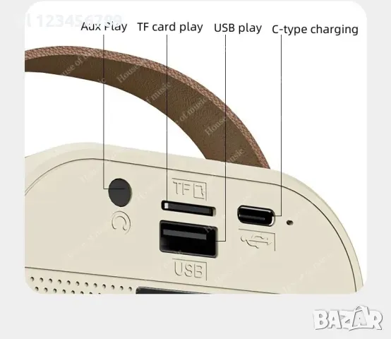 K12 Мини Bluetooth високоговорител С 2 караоке микрофона, снимка 3 - Микрофони - 49168556