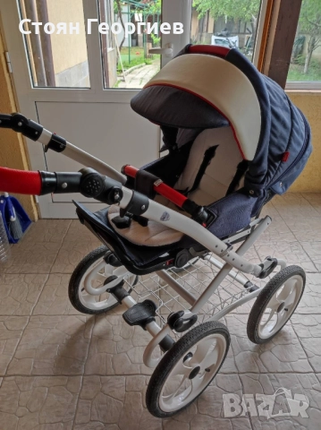 Използвана бебешка количка Adamex Marcello 3в1, снимка 6 - Детски колички - 52448286