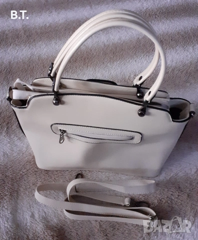 Продавам Дамска зелена пола - Размер S + Подарък Дамска кожена чанта - екрю цвят, снимка 6 - Поли - 53771363