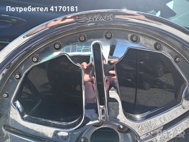 22цола. мерцедес. моноблок 4бр порьчкови мерцедес гл. гле. мл. глц. г 5х112 ет55, снимка 2 - Гуми и джанти - 53755133