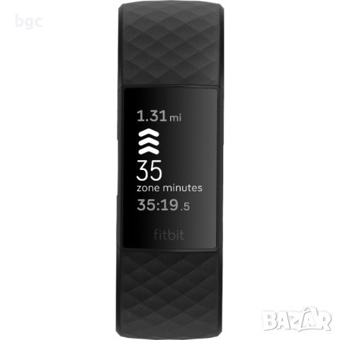 НОВА Фитнес гривна Fitbit Charge 4, Black, Смарт гривна, SmartWatch,, снимка 2 - Смарт гривни - 46455317