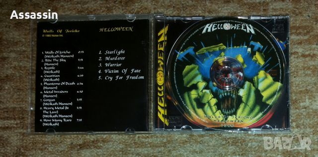 HELLOWEEN - Wallas Of Jericho / Mini LP CD-R, снимка 2 - CD дискове - 46550534