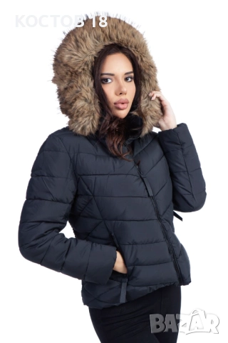 Дамско зимно шушляково яке – 4256, снимка 7 - Якета - 52500746