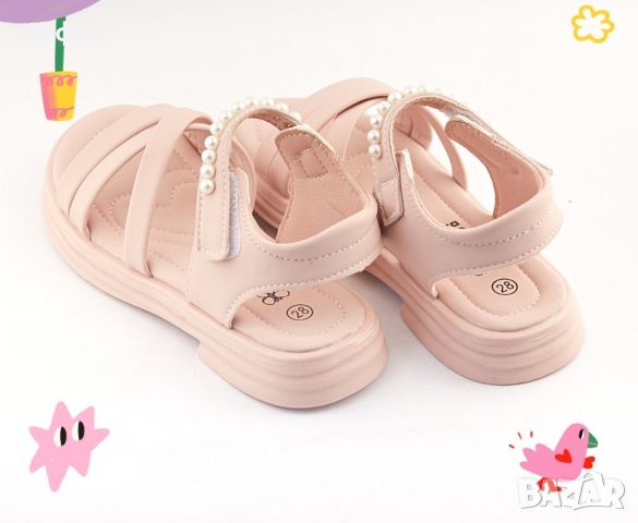 Модерни детски сандали с перли - Стил за момичета от всички възрасти, снимка 3 - Детски сандали и чехли - 45904763