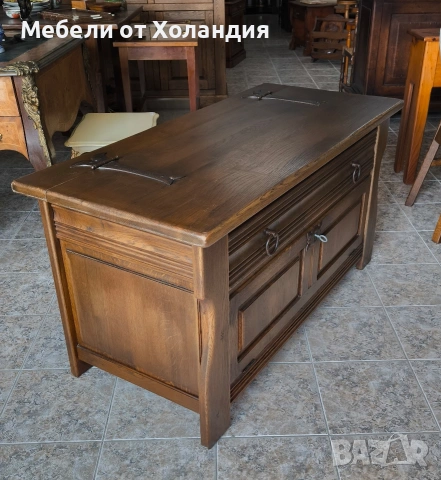 Дъбов нисък шкаф, снимка 10 - Шкафове - 53858767