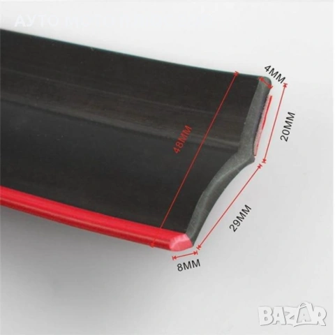 Гумен лип спойлер SAMURAI за брони - 3 цвята., снимка 5 - Аксесоари и консумативи - 47221984