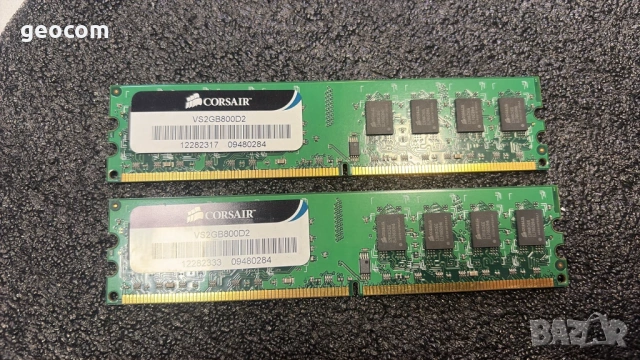 4GB (2x2GB) DDR2 CorsAir PC2-6400U (800Mhz,CL-5,КИТ)