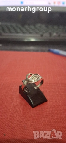 Сребърен пръстен, снимка 4 - Пръстени - 52684549