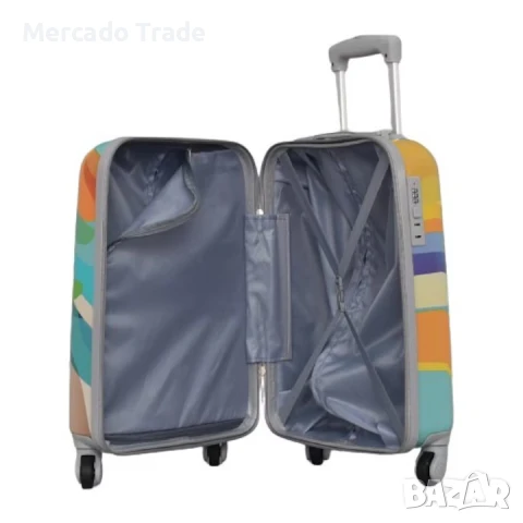 Куфар ръчен багаж Mercado Trade, 2410, Различни цветове, снимка 8 - Куфари - 50642067