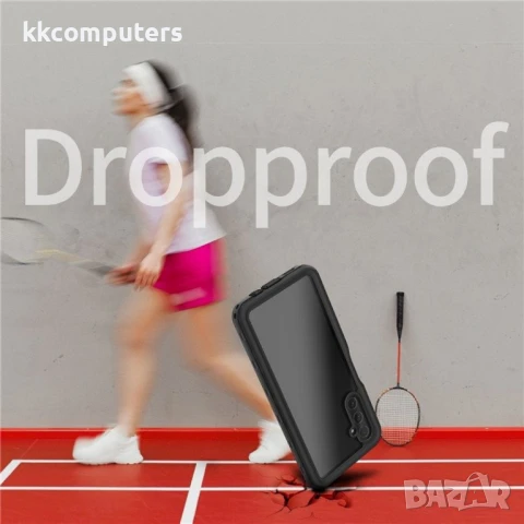 Samsung Galaxy A14 5G REDPEPPER Водоустойчив / Удароустойчив Калъф + Скрийн Протектор – Черен, IP68, снимка 3 - Калъфи, кейсове - 50797534