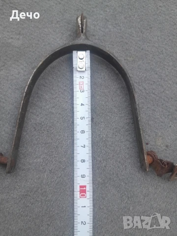 Комплект /Чифт Стари Бронзови Кавалерийски шпори в добро запазено състояние , снимка 3 - Антикварни и старинни предмети - 51008983