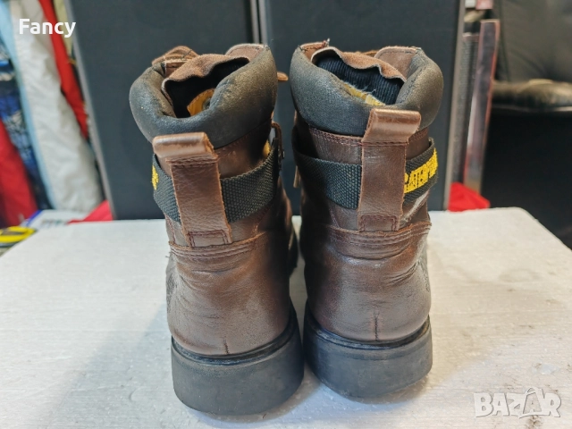 Мъжки кожени Ботев Caterpillar 45 номер , снимка 5 - Мъжки боти - 51922713