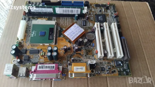 Дънна платка Canyon CN-6LEBMS-T Socket 370 CPU+FAN+RAM, снимка 2 - Дънни платки - 49871312