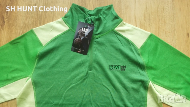 WENAAS KIWI 20 Gents Polo Zip 48% Merino Wool размер М / L термо блуза - 2317, снимка 3 - Екипировка - 53748553