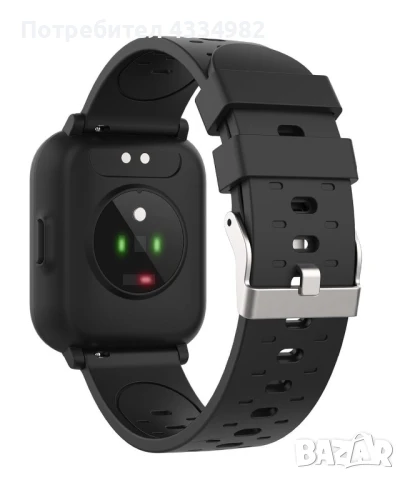 Смарт часовник Denver SW-165 black Smart спортна гривна температура кислород в кръвта Bluetooth, снимка 3 - Смарт гривни - 51138599